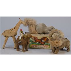 Lot of 4 - Vintage Made In Occupied Japan Felt Covered