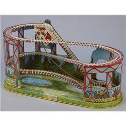 Lot Of 2 - Vintage Made In USA, Litho. Tin, Wind-Up Toy