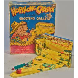Vintage "Hopalong Cassidy Mechanical Shooting Gallery"