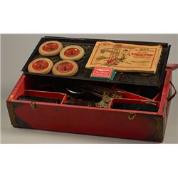 Early A.C. Gilbert Erector No. 7-1/2 "White Truck" Set