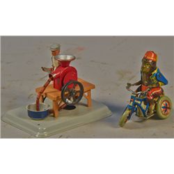 Lot of 2 - Vintage Made In Germany Tin Toys: