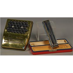 Lot of 2 Hohner Harmonicas: