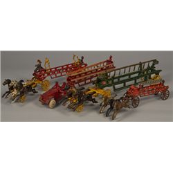 Lot of 4 - Vintage Misc. Cast-Iron Fire Hook & Ladders