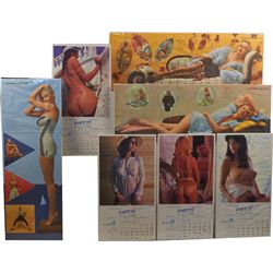 Lot of 7 Nude & Pin-Up Girl Pictures