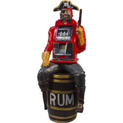 Pirate On Barrel 50 Cent Mills Bell-O-Matic Hightop