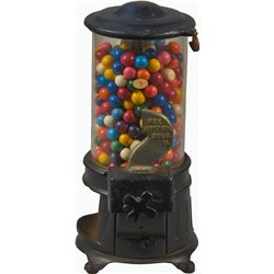 1 Cent "REX" Cast-Iron Vending Machine c1908