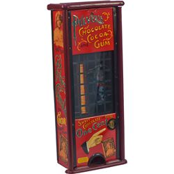 1 Cent Pulver Chocolate And Chicle Vending Machine c190