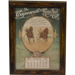 The Capewell Horse Nail 1903 Advertising Calendar