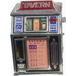 1 Cent Countertop Dandy Vender "Tavern" 3-Reel Gumball