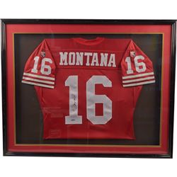 Joe Montana Autographed No. 16 49ers Football Jersey