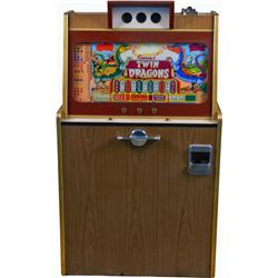 Coin-Op Keeney's Twin Dragons Console Slot Machine