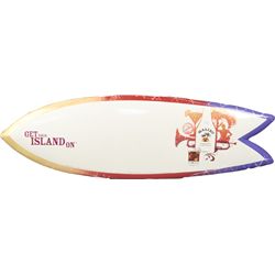 Malibu Rum Advertising Fishtail Surfboard Sign