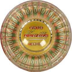 Northwestern Novelty Co. Glass Countertop Roulette Game