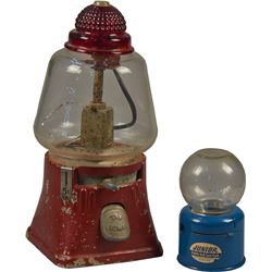 Lot Of 2 Countertop Gumball Machines: