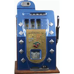 10 Cent Mills Novelty Half-Top Diamond Front Slot Machi