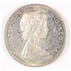 Image 1 : 1966 CANADIAN SILVER DOLLAR, LARGE DOT,  BU