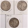Image 1 : 1941-P,D,S WALKING LIBERTY HALVES