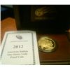 Image 1 : 2012 American Buffalo one ounce Gold Proof coin