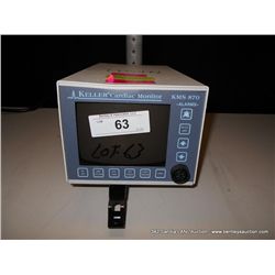 KELLER KMS 870 CARDIAC MONITOR (print sequence:) 735474