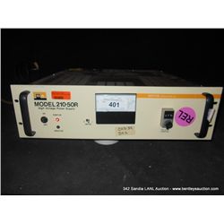 BERTAN 210 50R HIGH VOLTAGE POWER SUPPLY