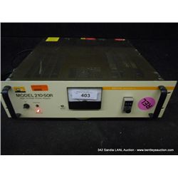 BERTAN 210 50R HIGH VOLTAGE POWER SUPPLY