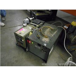 BALZERS VACUUM PUMP WITH VENT CONTROL AND POWER SUPPLY (print sequence:) 55255