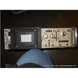 HP 183D OSCILLOSCOPE WITH 1830A DUAL CHANNEL VERTICAL AMPLIFIER WITH 1840A OPT 001 TIME BASE (print 