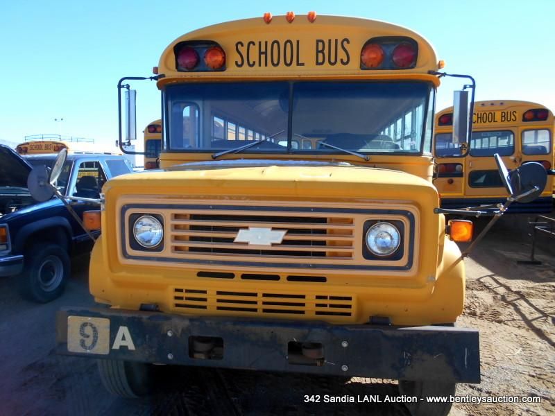1991 BLUEBIRD CHEVY 60 18 SEAT SCHOOL BUS, 3,497 M VIN ...