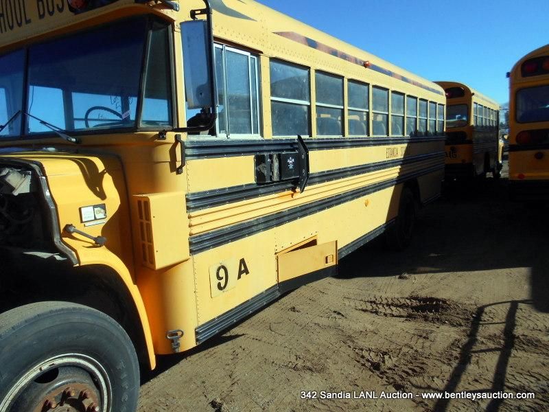 1991 BLUEBIRD CHEVY 60 18 SEAT SCHOOL BUS, 3,497 M VIN ...