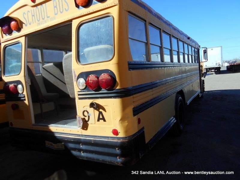 1991 BLUEBIRD CHEVY 60 18 SEAT SCHOOL BUS, 3,497 M VIN ...