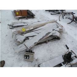 Pallet of snow deflectors for ATV plow