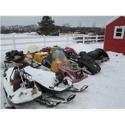 Vintage snowmobile parts