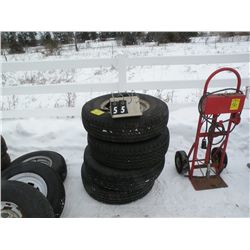 4 trailer tires on bad rims