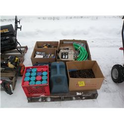 pallet of nuts, bolts & hardware