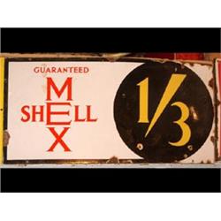 A Shellmex Enamel Sign, Guaranteed, 1s 3d (sl...