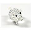 Image 3 : Swarovski Mini Pig Silver Crystal Figurine, Mint in box   Retired