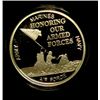 Image 1 : "HONORING OUR ARMED FORCES" ON A ONE OUNCE .999 SILVER ART ROUND