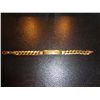 Image 1 : GOLD ESTATE MEN'S BRACELET 8" X 14 K