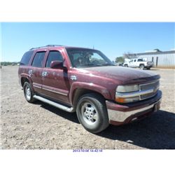 2002 - CHEVROLET TAHOE