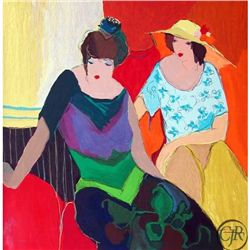 Itzchak Tarkay,Intimacy, Signed Serigraph