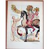 Image 1 : Salvador Dali, The Flowered Horseman, Signed Print