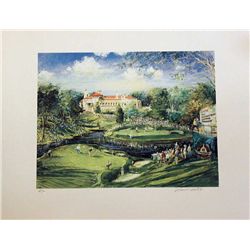 Kamil Kubik, 1997 The Congressional Golf,  Signed Litho