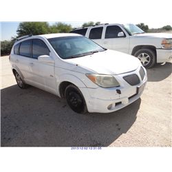 2005 - PONTIAC VIBE //REBUILT SALVAGE