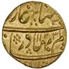 Image 1 : MUGHAL: Shah Alam Bahadur, 1707-1712, AV mohur (11.00g), Farkhanda Bunyad Haidarabad, AH1123 year 5