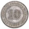 Image 2 : STRAITS SETTLEMENTS: Victoria, 1867-1901, AR 10 cents, 1894