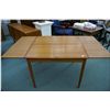Image 2 : A Danish teak 36" square table with two extending  leaves