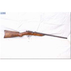 Cooey mod Canuck, .22 LR cal single shot bolt action boy's Rifle w/18" bbl [ traces of blue fading t