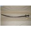 Image 3 : Tulwar Antique Indian Sword, traces of engraving on blade by handle [very sharp]