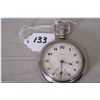 Image 1 : Elgin 18 Size Open Faced Pocket Watch, Made in 1924, stem set, 15 Jewels , nickel silver case, excel