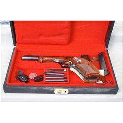 Browning mod Medalist .22 LR cal Semi Auto Pistol w/172 mm vent rib bbl [ appears v/good, blued fini